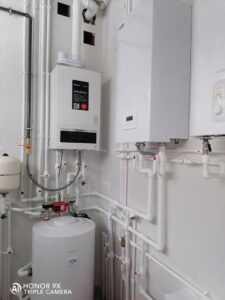 установка газового котла